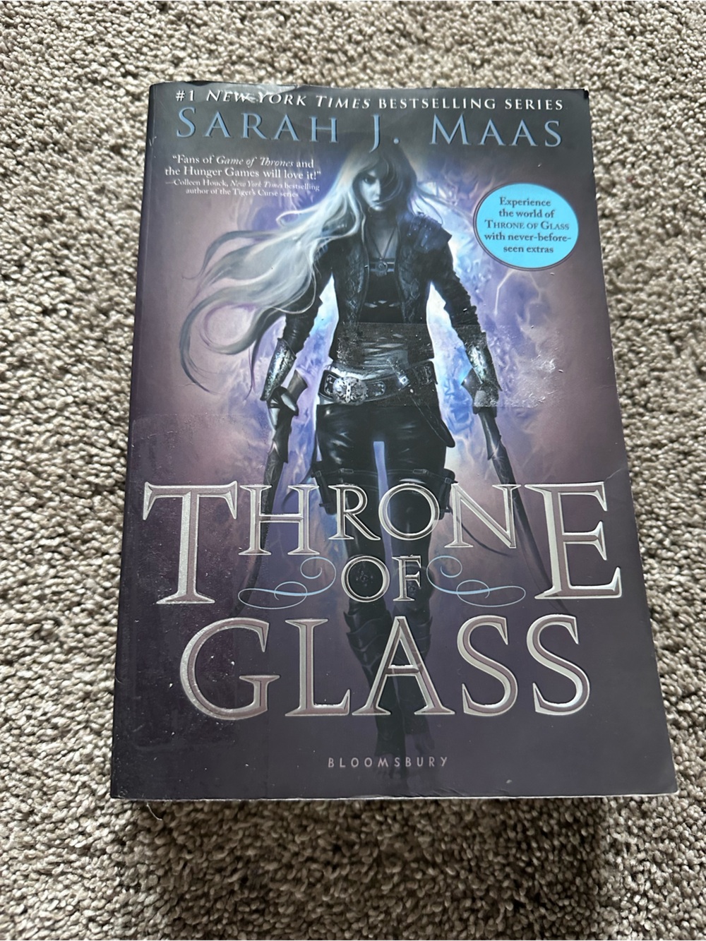 Throne of Glass by Sarah J. Maas --OOP Cover Original Throne of Glass Series